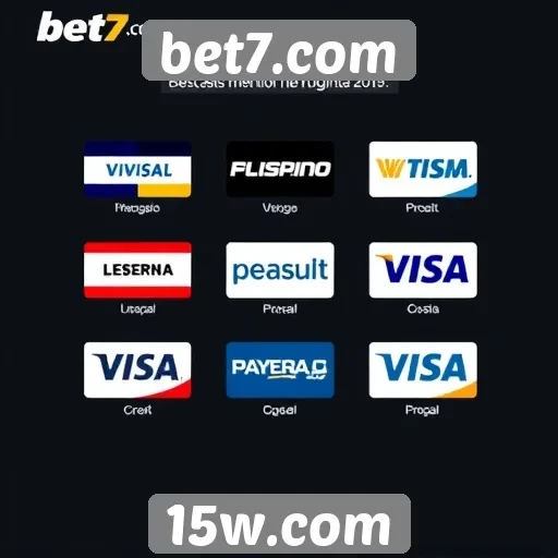 Explorando as opções de pagamento disponíveis no bet7.com